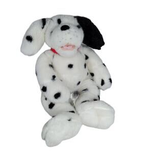 Build A Bear Dalmatian Dog Plush Kennel Pals Open Mouth Magnet BABW Stuffed Anim
